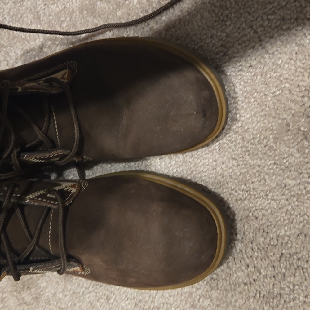 Vintage patchwork timberland boots 6 1/2 - Picture 3 of 4